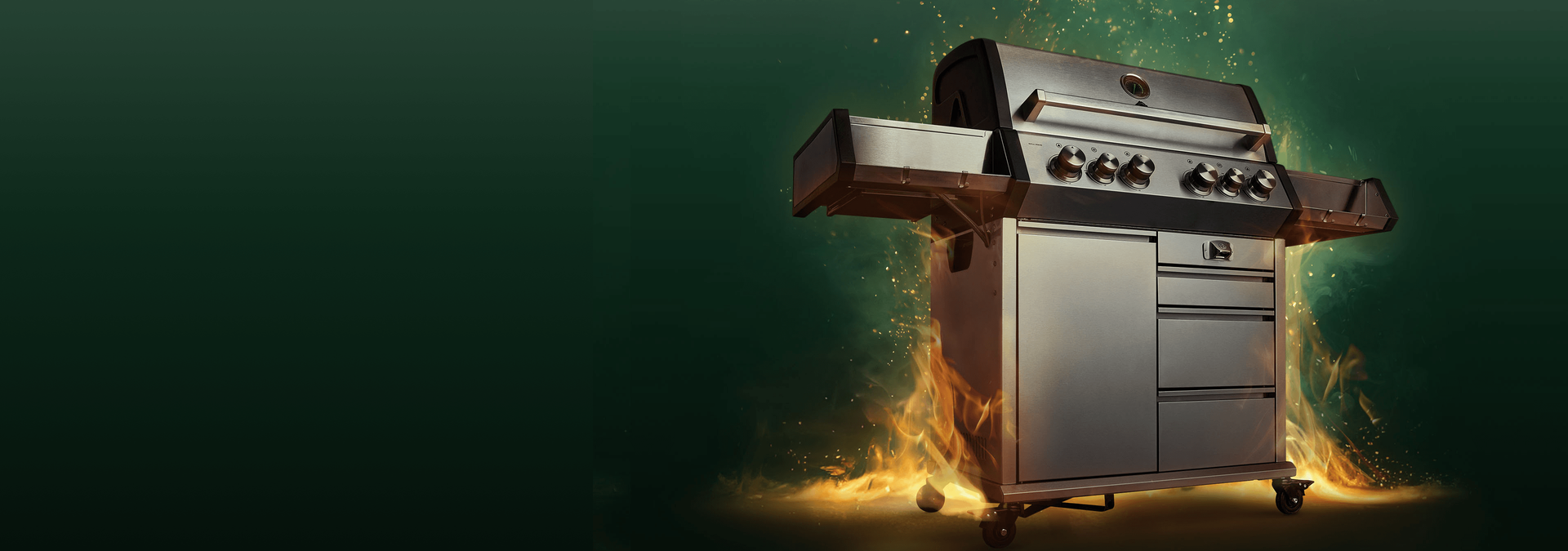 BURNHARD EARL Gasgrill im Outdoor-Setup